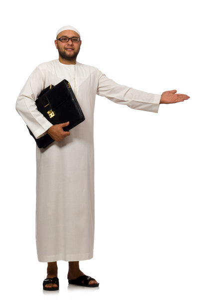 Concept with arab man - Foto, imagen