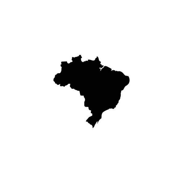 бразильська карта Векторна іконка ілюстрація символ дизайн
. - Вектор, зображення