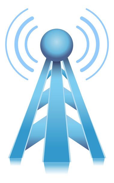 Antena rádio
 - Vetor, Imagem