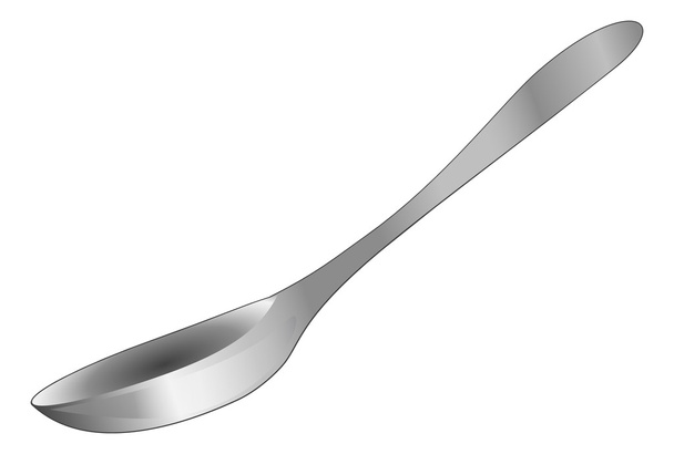 Spoon illustration - Vector, Image