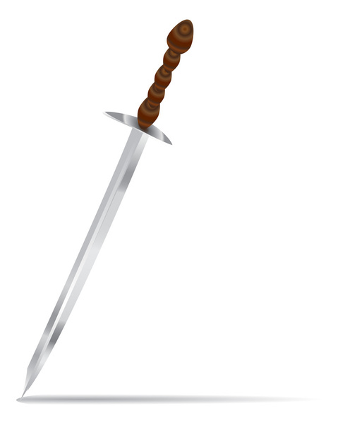 Una espada medieval
 - Vector, Imagen