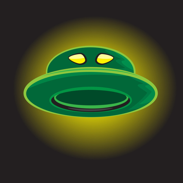 UFO illüstrasyon - Vektör, Görsel