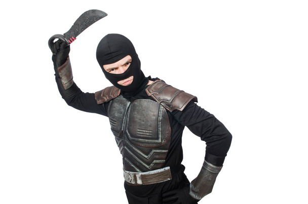 Ninja with knife - Photo, Image