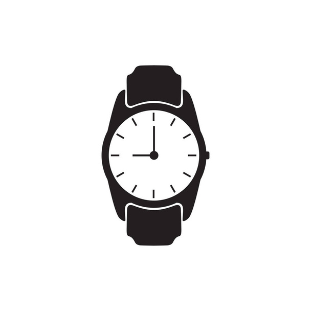 Man watch symbol icon vector logo design - Vector, Image