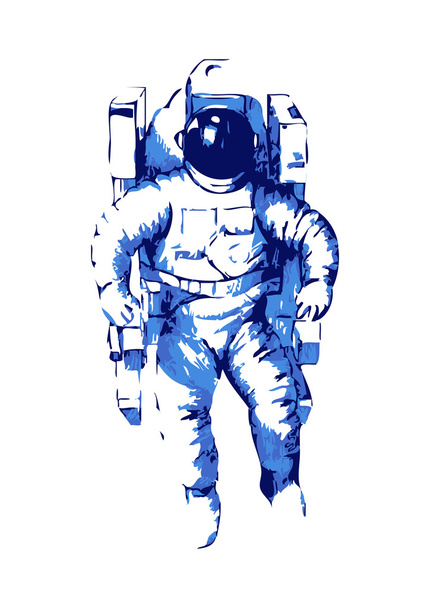宇宙飛行士 - ベクター画像
