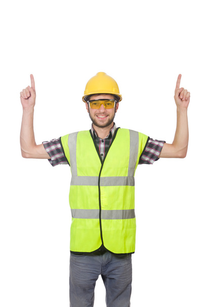 Industrial worker isolated on the white background - Foto, Bild