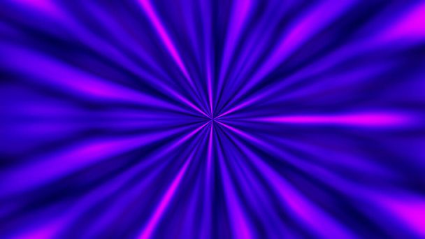 Hypnotic futuristic blue-violet star beam abstract blurred christmas backdrop - Foto, Imagem