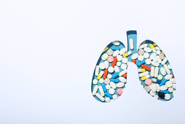 肺の健康、肺疾患の治療の概念 - 写真・画像