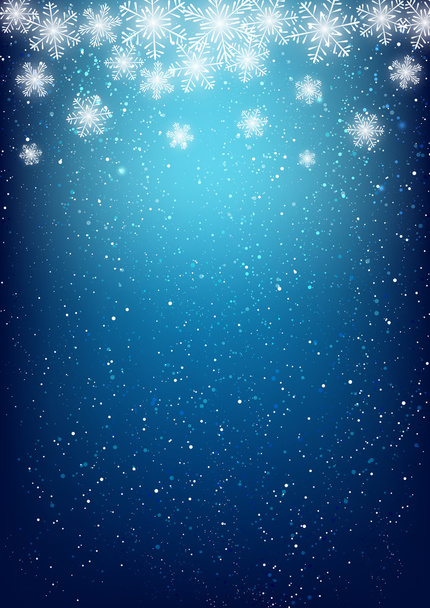 Astratto sfondo fiocco di neve
 - Vettoriali, immagini
