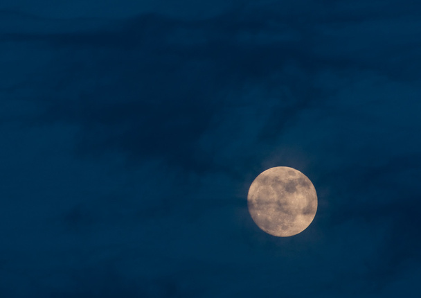 Scena nocy pełni księżyca - Zdjęcie, obraz