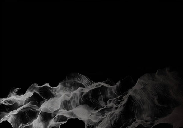 Valkoinen savu tummalla pohjalla
 - Valokuva, kuva