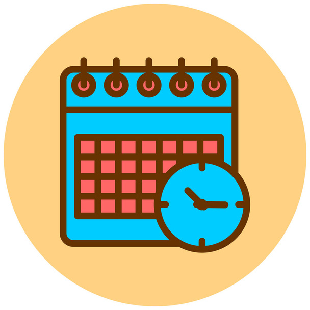calendar. web icon simple illustration - Vector, Image