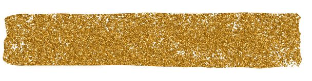 Golden glitter shine brush stroke backdrop. Stock illustrtaion.  - Fotoğraf, Görsel