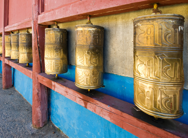 Buddhist prayer wheels - Photo, Image