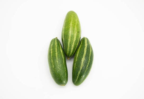 three pointed gourd isolate on white background - 写真・画像