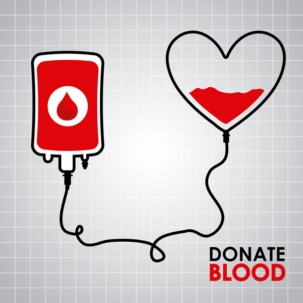faire un don de sang
  - Vecteur, image