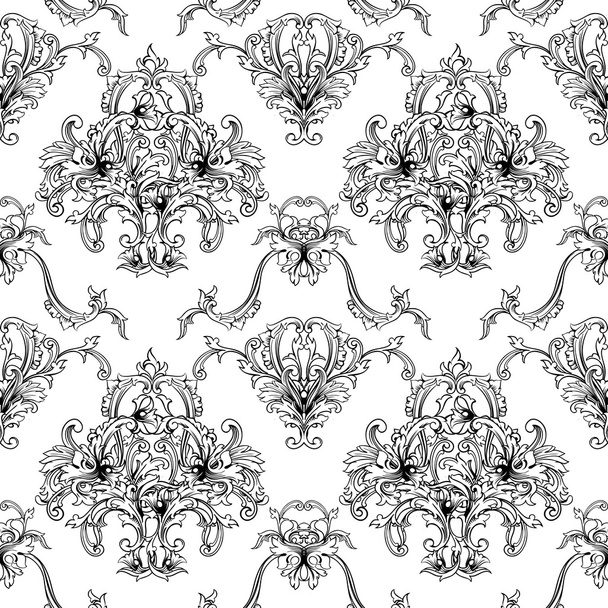 Baroque pattern - Vecteur, image
