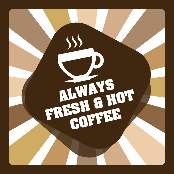 Kaffeedesign  - Vektor, Bild