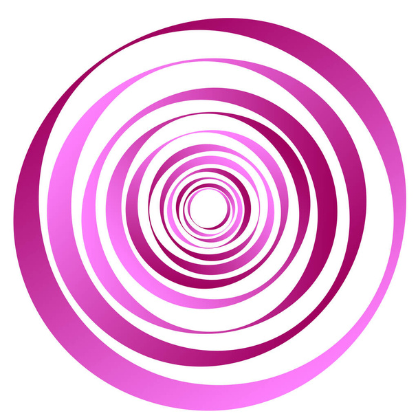Circular, radial motif. Abstract mandala icon - Διάνυσμα, εικόνα