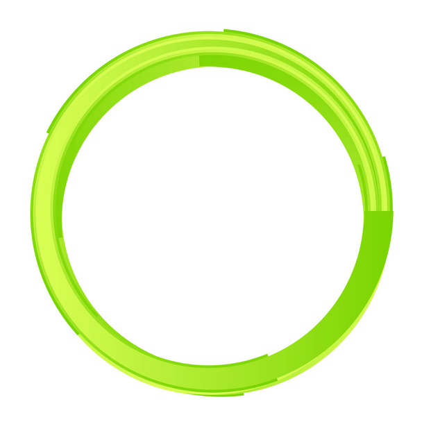 Abstract circle, circular design element, icon - Vetor, Imagem