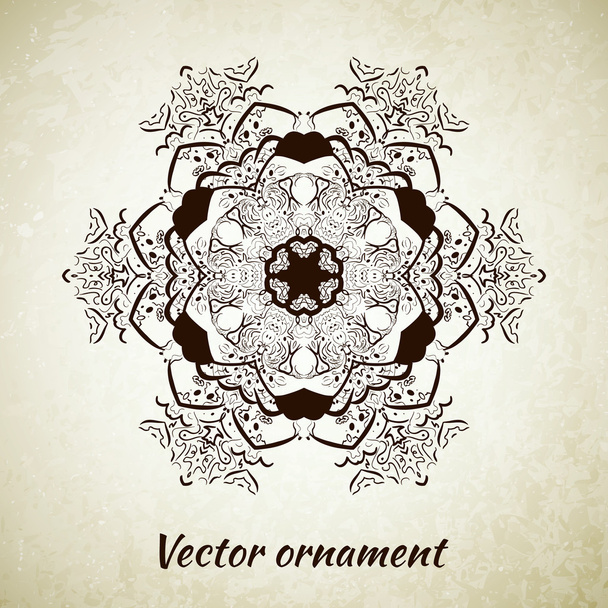 Vintage vector pattern. Hand drawn abstract background. - Wektor, obraz