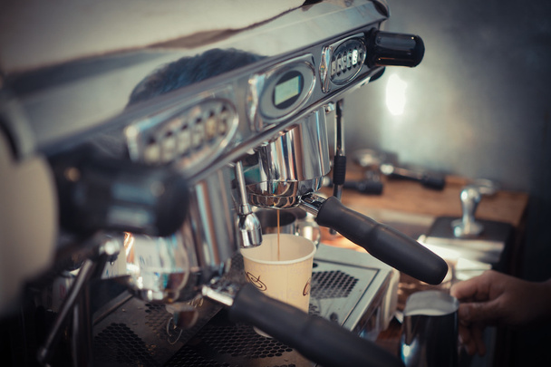 coffee machine in vintage color toned - Foto, immagini