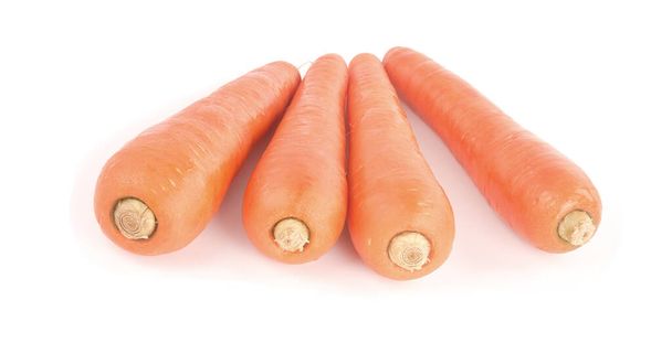 Органічна морква ізольована на білому тлі
. - Фото, зображення