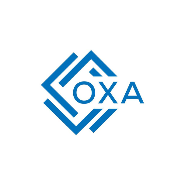OXA lettre logo design sur fond blanc. OXA cercle créatif lettre logo concept. Conception de lettre OXA. - Vecteur, image