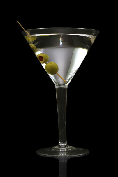 Martini on black - 写真・画像