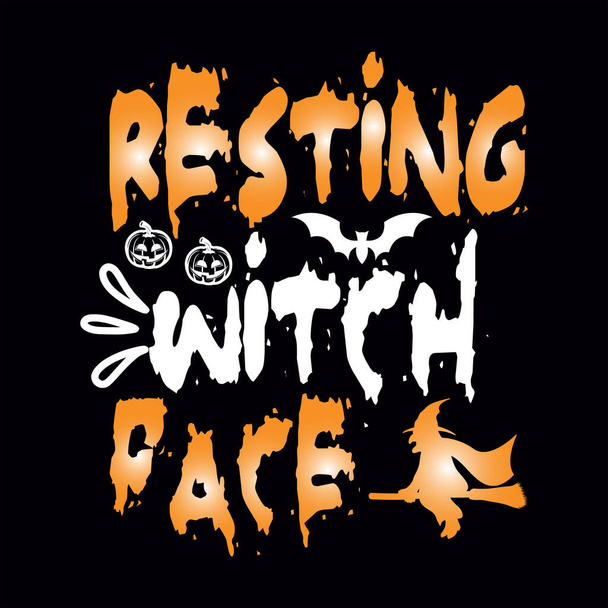 Halloween t-shirt design - Вектор,изображение
