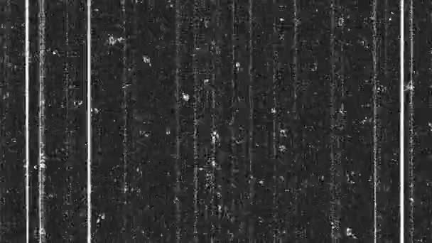 Animation Loop of grunge motion vertical line. grunge black and white noise texture animation in stop motion effect on white frame background.  - Footage, Video