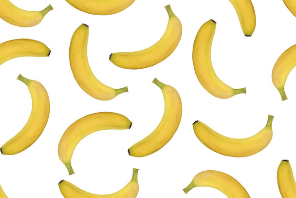 Žlutý banánový vzor. Banány bezešvé vzor. - Fotografie, Obrázek