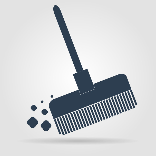 Broom vector icon - Vector, Image