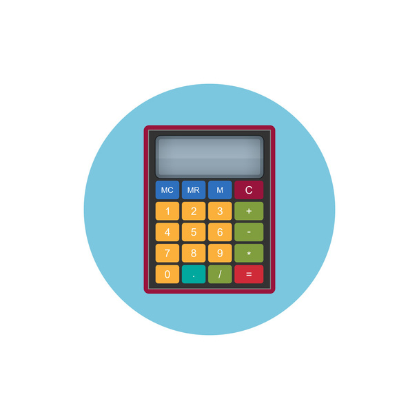Calculator icon,  vector illustration - Vector, Image