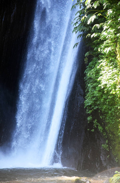 Munduk waterfall in Buleleng regency of Bali Indonesia - Fotoğraf, Görsel