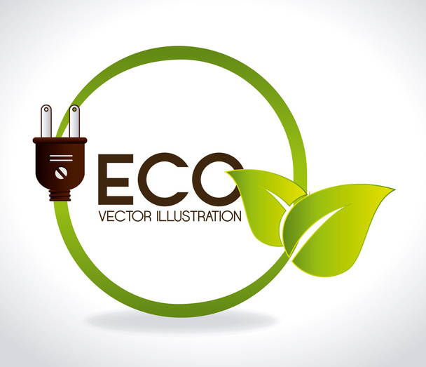 Ecology design - Vetor, Imagem