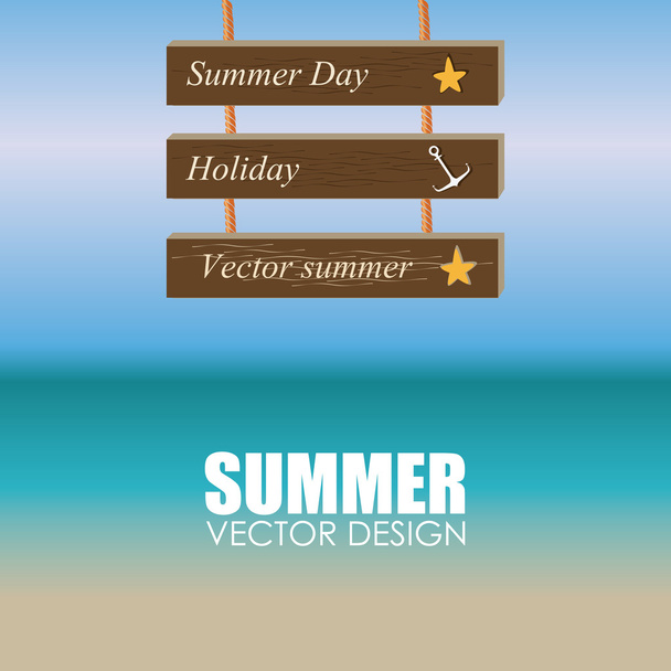 Summer design - Vetor, Imagem