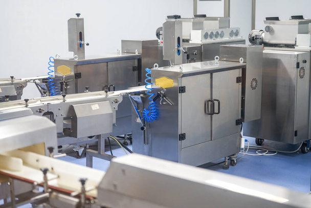 Línea de montaje totalmente automatizada equipo de línea de producción para plantas de procesamiento de alimentos - Foto, Imagen