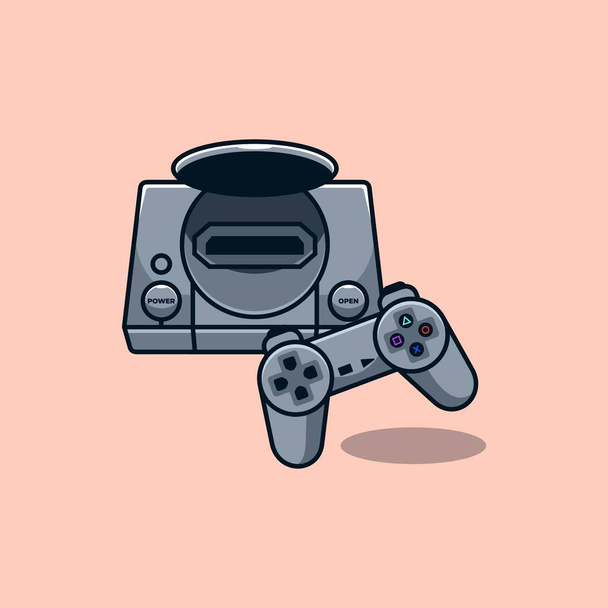 juegos mascota carácter logo diseño vector ilustración - Vector, Imagen