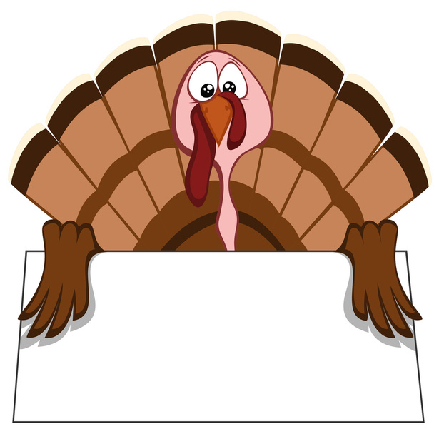 Funny turkeys - Vector, Image