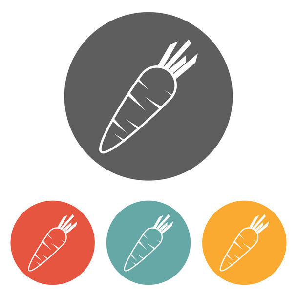 Icona della carota
 - Vettoriali, immagini