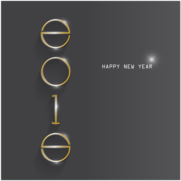 Feliz Ano Novo 2015 design de cartão criativo
 - Vetor, Imagem