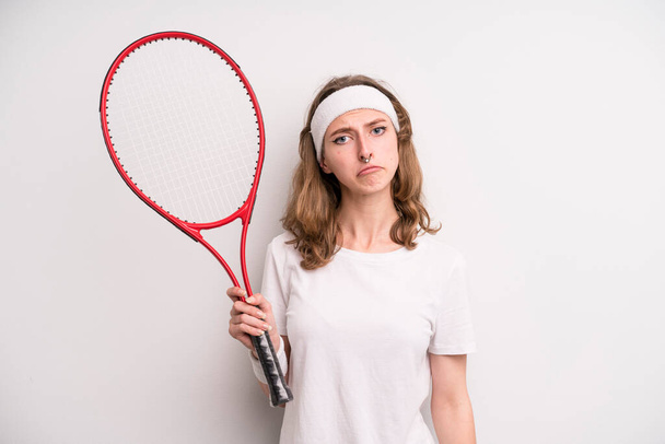 teenager girl. tennis concept - Φωτογραφία, εικόνα