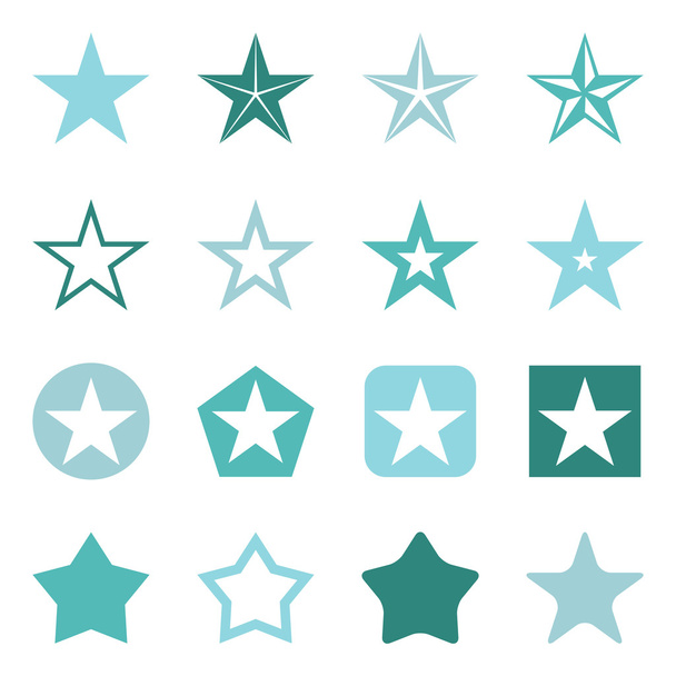 Star Icons - Vector, Image