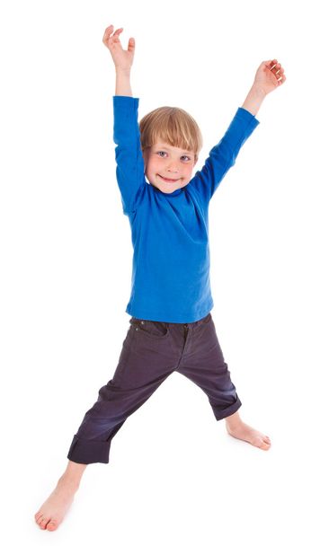 Small boy making funny pose - Foto, imagen