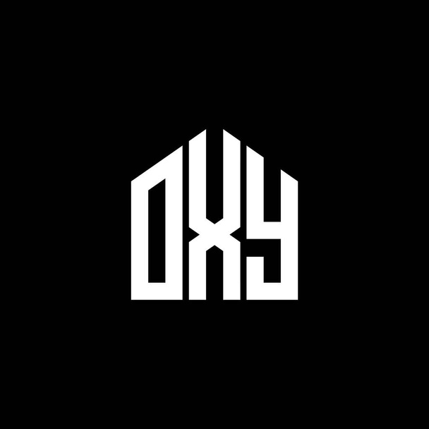 OXY kirjain logo suunnittelu mustalla taustalla. OXY luova nimikirjaimet kirjeen logo käsite. OXY kirjain design.OXY kirjain logo suunnittelu musta tausta. OXY luova nimikirjaimet kirjeen logo käsite. OXY kirjain design.OXY kirjain logo suunnittelu musta backgrou - Vektori, kuva
