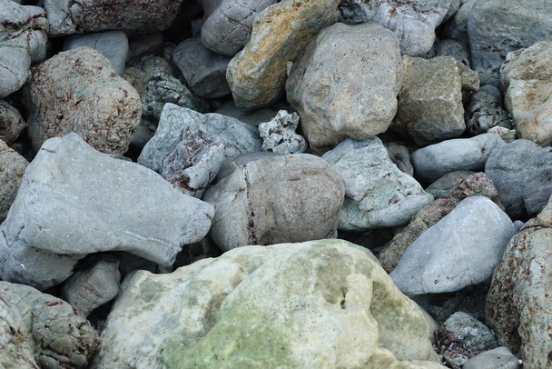 Amazing Combination between texture , pattern and color of Rocks , Pebbles and Sand - Fotoğraf, Görsel