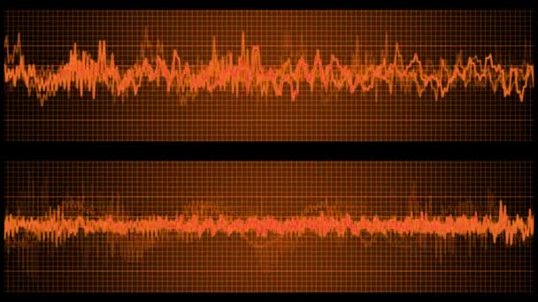 Oscilloscope ızgarası CG parçacık hareketi grafikleri - Video, Çekim