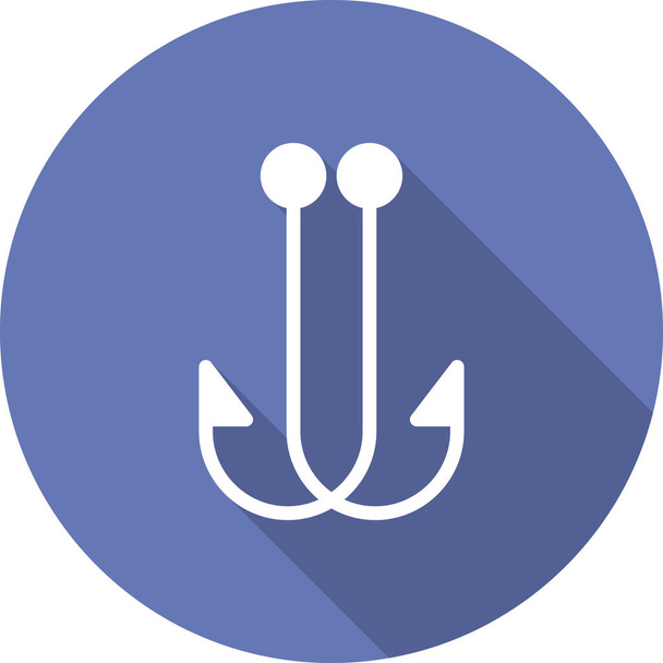 vector illustration of hooks icon - Vector, Image