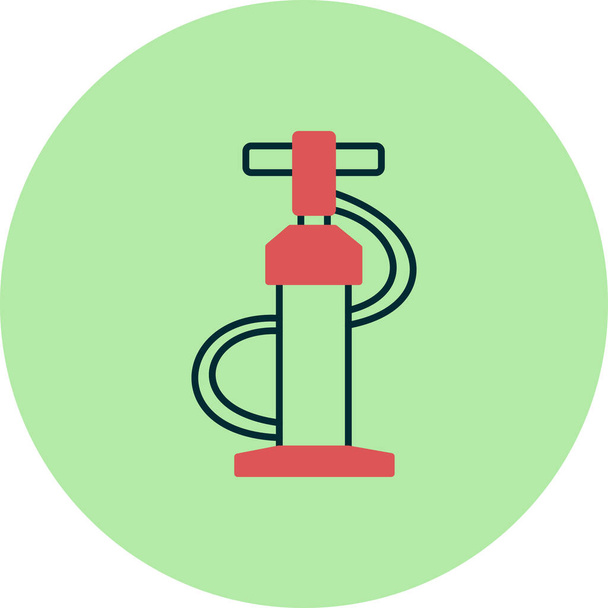 Air pump icon. outline illustration  - Vector, Image